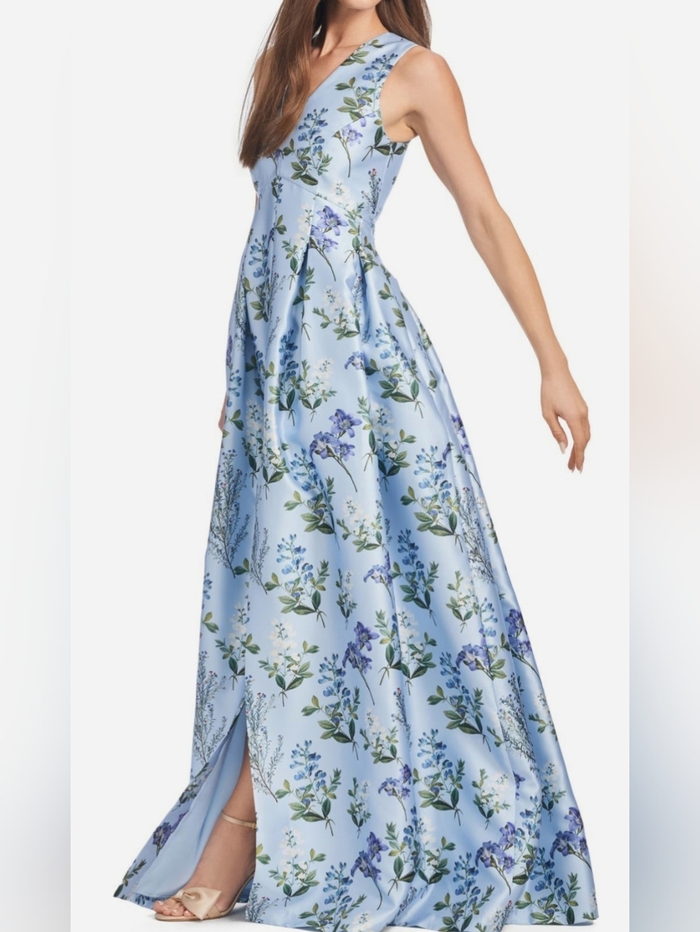 Sachin And Babi Sachin & Babi Brooke Floral Sleeveless Mikado Gown 16W - Picture 3 of 3